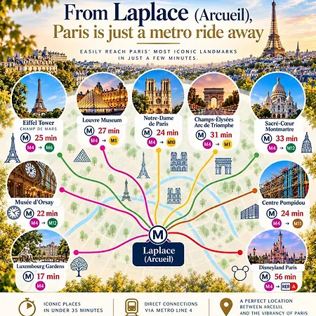 Welcome To Your Cocon 5 Minutes From Paris Appartement *